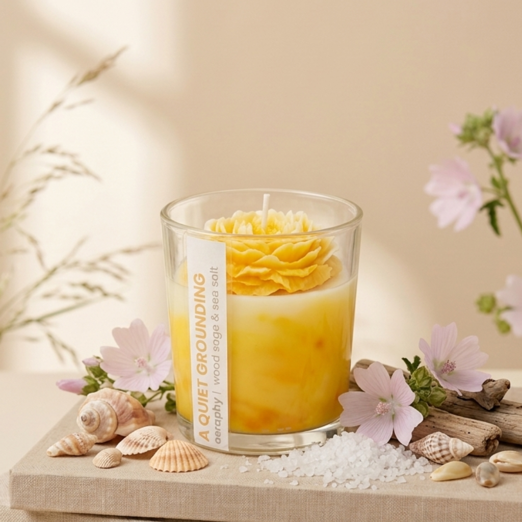 A Quiet Grounding (Scent: Wood Sage & Sea Salt)