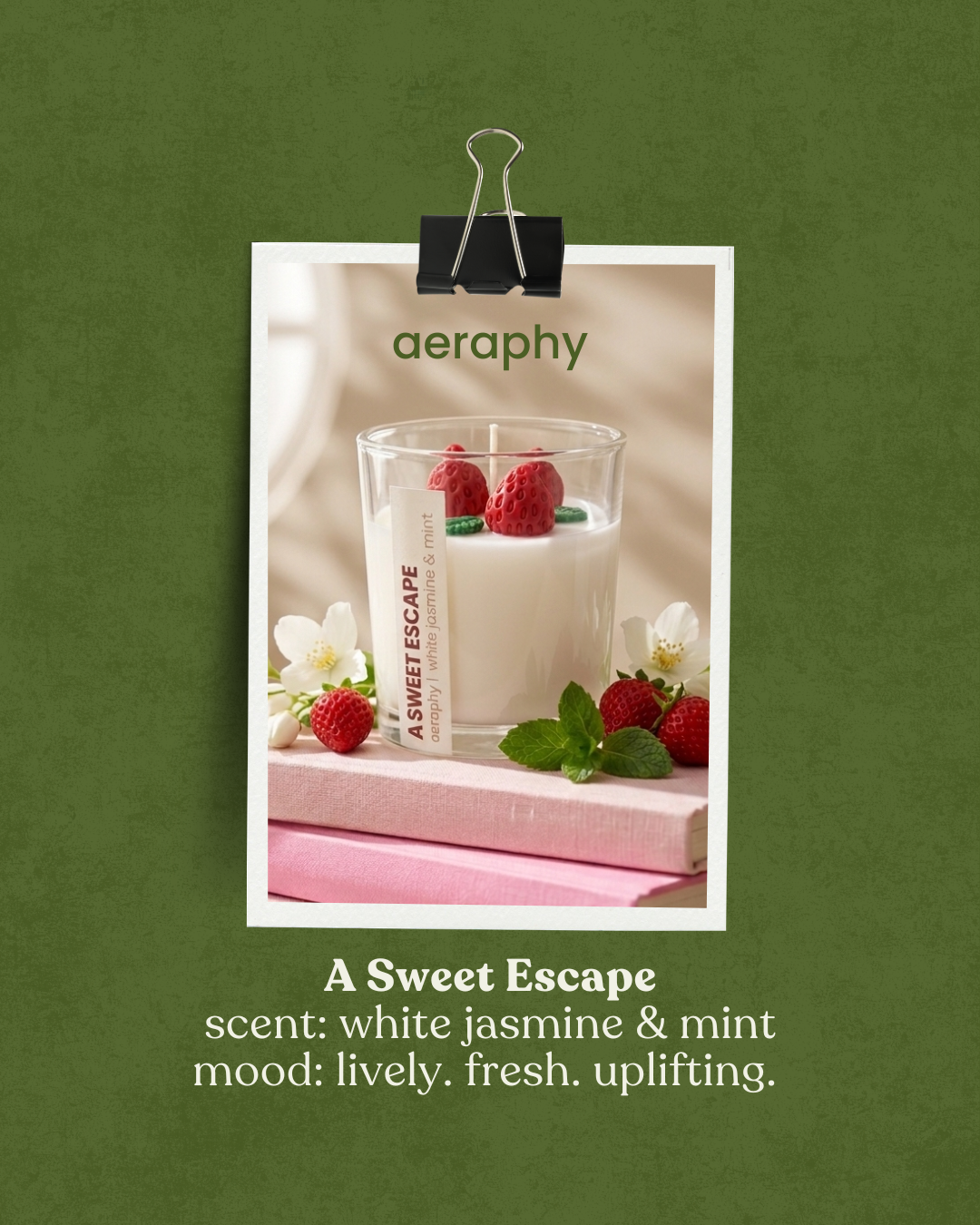 A Sweet Escape (Scent: White Jasmine & Mint)